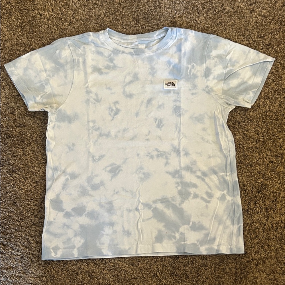 The North Face Pale Blue Tie-Dye Crew Tee